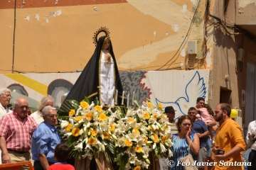 Misa y procesión religiosa en La Viña (Foto Francisco Javier Santana)